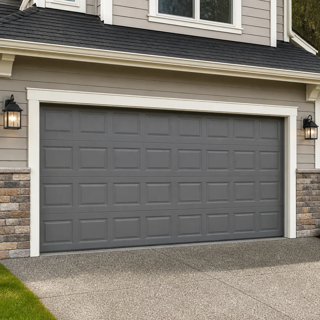 Raised-panel steel
